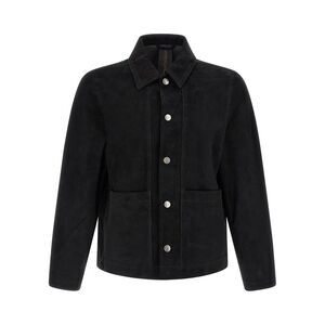 Giorgio Brato Men Fiore Suede Jacket